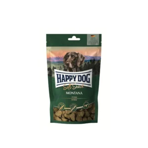 Happy Dog تشویقی سگ بالغ Soft Snack Montana با اسب 5×100 گرم