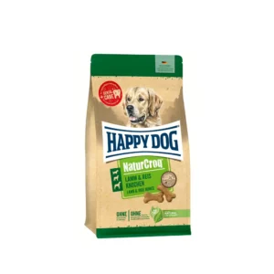 Happy Dog تشویقی سگ بالغ NaturCroq Knochen Bones with lamb and rice با بره و برنج 500 گرم