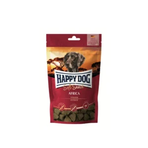 Happy Dog تشویقی سگ بالغ Soft Snack Africa با شترمرغ 5×100 گرم