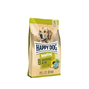 Happy Dog غذای خشک سگ بالغ NaturCroq Grainfree با سالمون و طیور 1 کیلوگرم