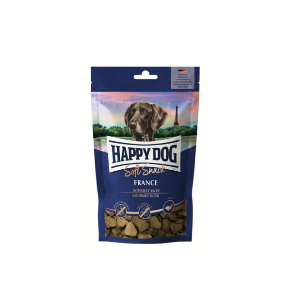 Happy Dog تشویقی سگ بالغ Soft Snack France با اردک 5×100 گرم