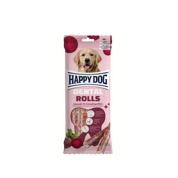 Happy Dog تشویقی سگ بالغ Dental Snacks Dental Rolls 148 گرم