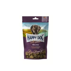 Happy Dog تشویقی سگ بالغ Soft Snack Ireland با سالمون و خرگوش 5×100 گرم