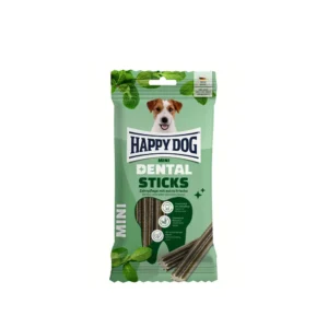 Happy Dog تشویقی سگ بالغ Dental Snacks Dental Sticks Mini نژاد کوچک 100 گرم