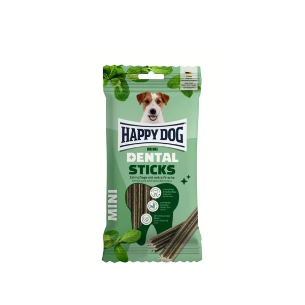 Happy Dog تشویقی سگ بالغ Dental Snacks Dental Sticks Mini نژاد کوچک 100 گرم