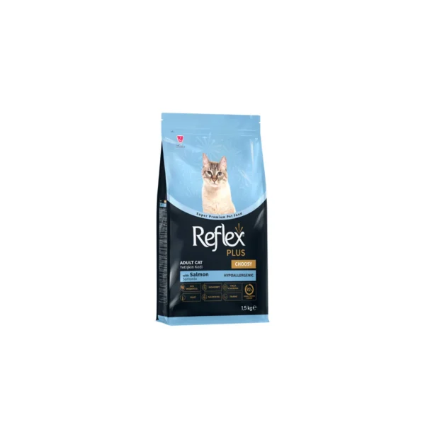 Reflex Plus Dry Food Adult Cat Choosy with Salmon 1.5 KG