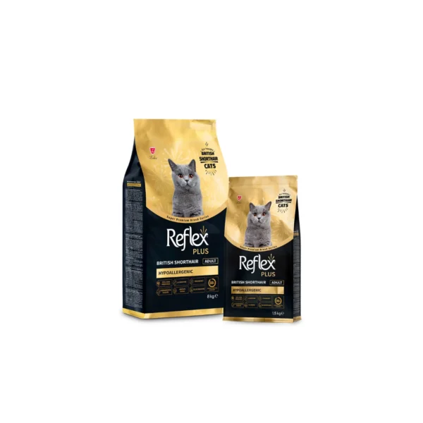 Reflex Plus British Shorthair Adult Cat Dry Food 1.5 KG