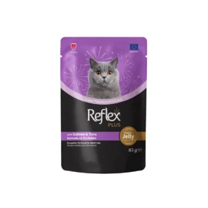 Reflex Plus Wet Chunks in Jelly Adult Cat with Salmon & Tuna 85 G
