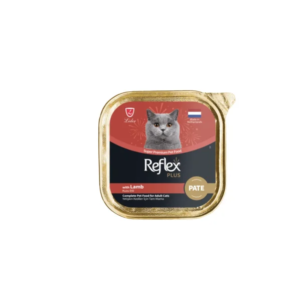 Reflex Plus Wet Pate Adult Cat with Lamb 85 G