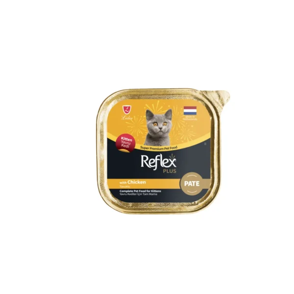Reflex Plus Wet Pate Kitten with Chicken & Chicken Organic 85 G