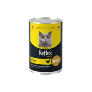 Reflex Plus Wet Chunks in Gravy Adult Cat with Chicken 85 G
