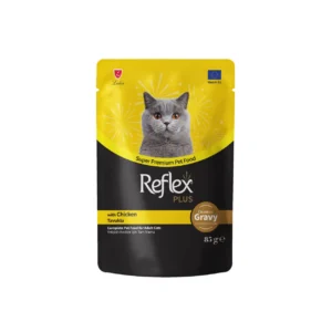 Reflex Plus Wet Chunks in Gravy Adult Cat with Chicken 85 G