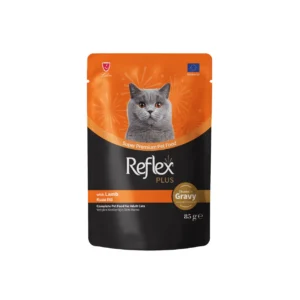 Reflex Plus Wet Chunks in Gravy Adult Cat with Lamb 85 G