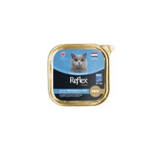 Reflex Plus Wet Pate Adult Cat with Herring & Cod 85 G