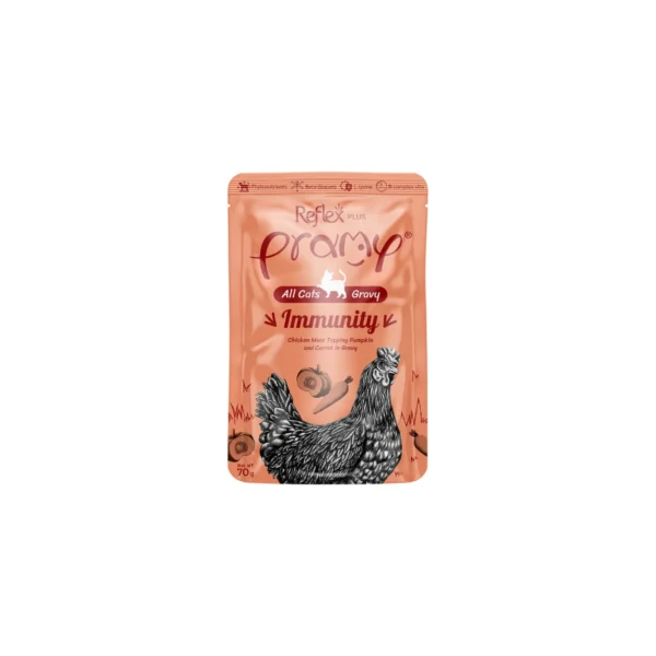 Reflex Plus Pramy Cat Wet Food with Chicken, Pumpkin & Carrot 70 G
