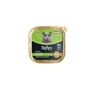 Reflex Plus Wet Pate Sterilised Cat with Cod 85 G