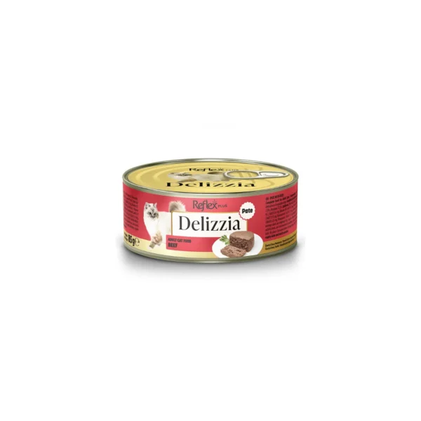 Reflex Plus Wet Chunks in Gravy Adult Cat Delizzia with Beef 85 G