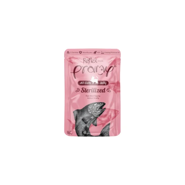 Reflex Plus Wet Food in Jelly Cat Pramy with Tuna & Salmon 70 G