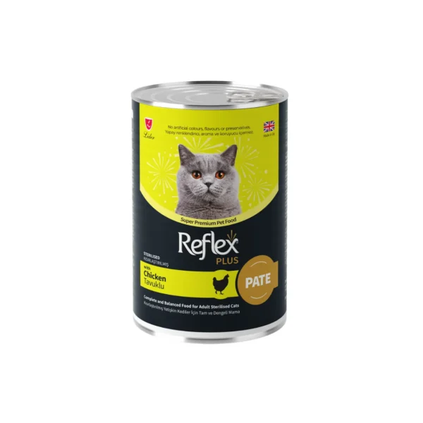 Reflex Plus Wet Pate Sterilised Cat with Chicken 85 G