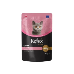 Reflex Plus Wet Chunks in Gravy Kitten with Lamb 85 G