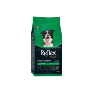 Reflex Plus Dry Food Adult Dog Medium & Large Breed with Chicken 12 KG