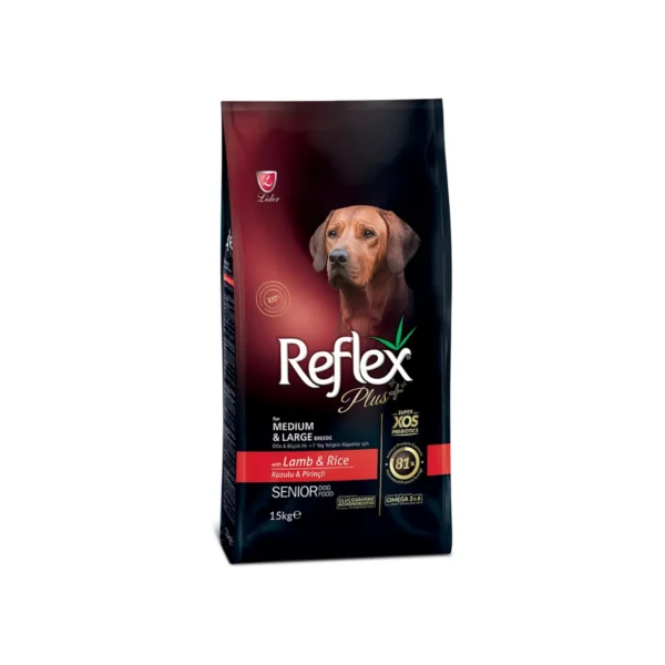 Reflex Plus Dry Food Senior Dog Medium & Large Breed with Lamb 3 KG
