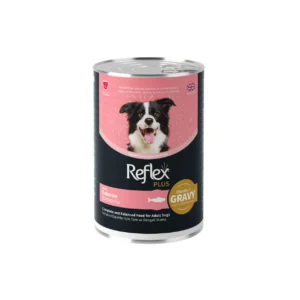 Reflex Plus Wet Chunks in Gravy Adult Dog with Salmon 400 G