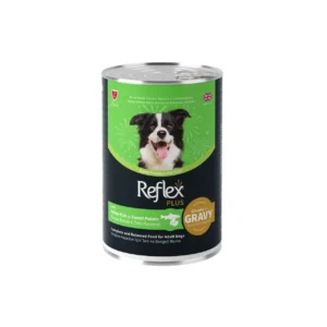 Reflex Plus Adult Dog Wet Chunks in Gravy with White Fish & Sweet Potato 400 G