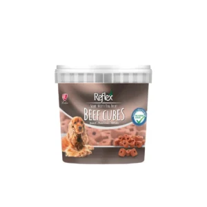 Reflex Semi-Moist Cubes with Beef Dog Treat 500 G