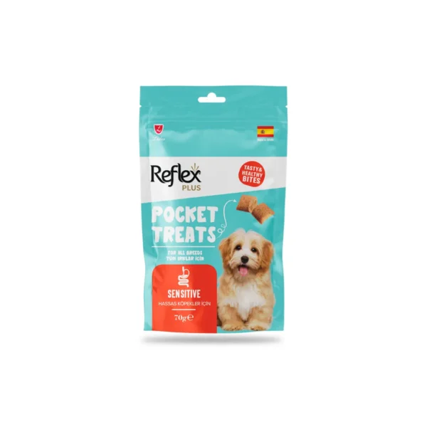 Reflex Pocket Treats Sensitive Adult Dog Treat 70 G