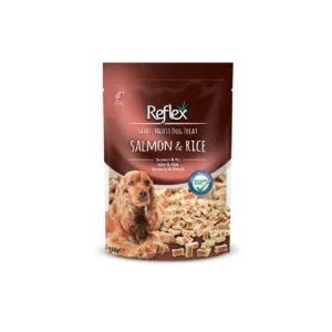 Reflex Semi-Moist Dog Treat with Salmon and Rice 150 G