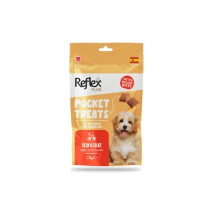 Reflex Pocket Treats Skin and Coat Adult Dog Treat 70 G