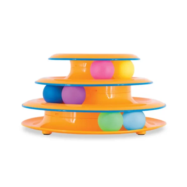 Petstages برج توپ بازی گربه Tower of Tracks