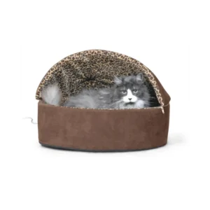 K&H جای خواب گرم گربه Thermo-Kitty Bed Deluxe Hooded