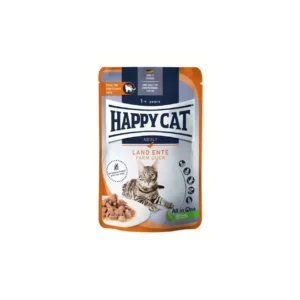 Happy Cat غذای مرطوب گربه Meat in Sauce Culinary با اردک 12x85 G