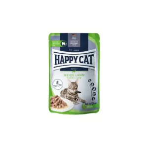 Happy Cat غذای مرطوب گربه Meat in Sauce Culinary با بره 12x85 G