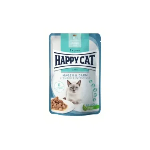 Happy Cat غذای مرطوب گربه Meat in Sauce Care Stomach & Intestines 20x85 G