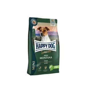 Happy Dog غذای خشک سگ بالغ Sensible Mini Montana نژاد کوچک با اسب 300 گرم