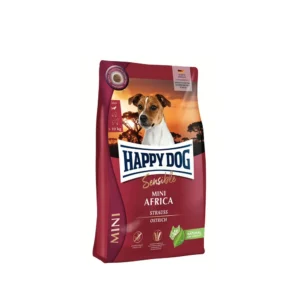 Happy Dog غذای خشک سگ بالغ Sensible Mini Africa نژاد کوچک با شترمرغ 300 گرم
