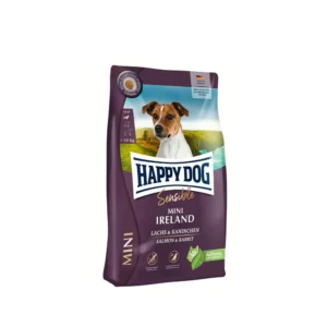Happy Dog غذای خشک سگ بالغ Sensible Mini Ireland نژاد کوچک با سالمون و خرگوش 300 گرم