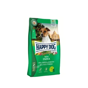 Happy Dog غذای خشک سگ بالغ Sensible Mini India نژاد کوچک با برنج 300 گرم