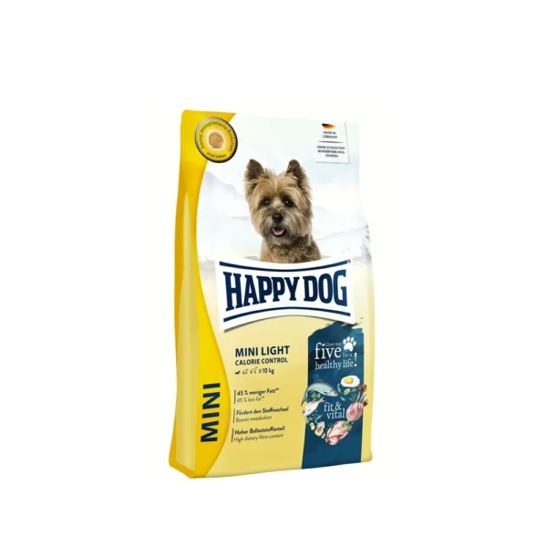 Happy Dog غذای خشک سگ بالغ fit & vital Mini Light نژاد کوچک 300 گرم