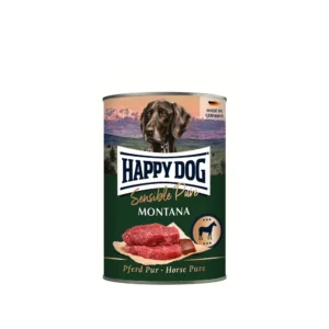 Happy Dog غذای مرطوب سگ بالغ Sensible Pure Montana با اسب 6×200 گرم