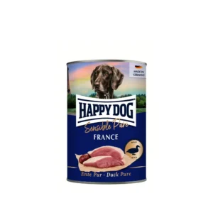 Happy Dog غذای مرطوب سگ بالغ Sensible Pure France با اردک 6×200 گرم