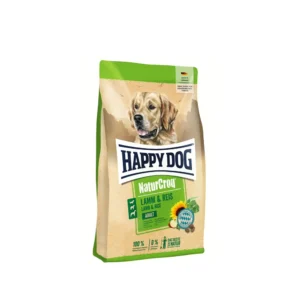 Happy Dog غذای خشک سگ بالغ NaturCroq Lamb & Rice با بره و برنج 1 کیلوگرم