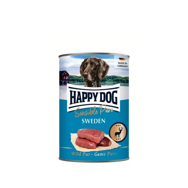 Happy Dog غذای مرطوب سگ بالغ Sensible Pure Sweden 6×200 گرم