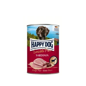 Happy Dog غذای مرطوب سگ بالغ Sensible Pure Sardinia با بز 6×400 گرم
