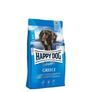 Happy Dog غذای خشک سگ بالغ Sensible Greece با بره، میگو و کالاماری 300 گرم
