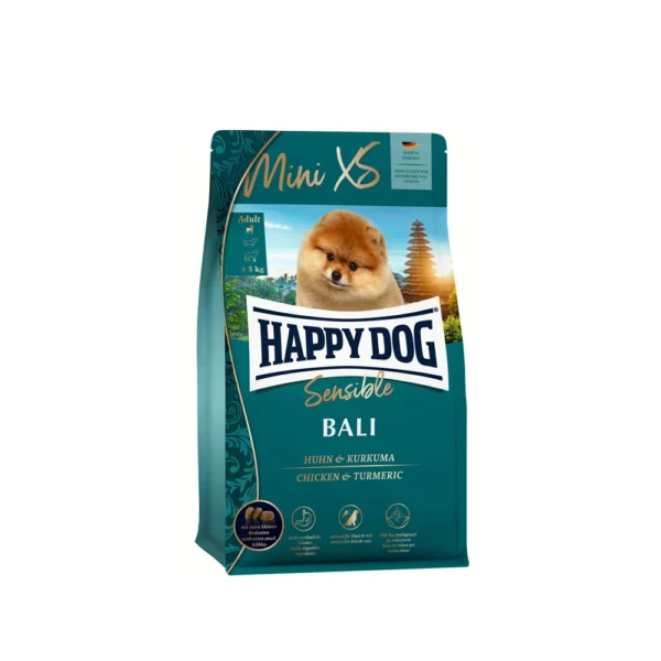 Happy Dog غذای خشک سگ بالغ Mini XS Bali نژاد خیلی کوچک با مرغ 300 گرم