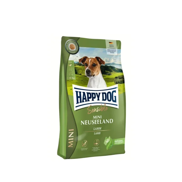 Happy Dog غذای خشک سگ بالغ Sensible Mini New Zealand نژاد کوچک با بره و برنج 300 گرم
